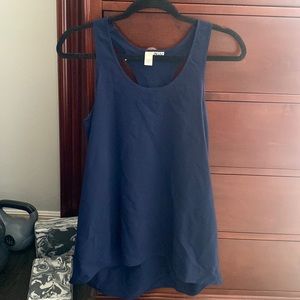 Nordstrom rack abound navy blue tank top size medium